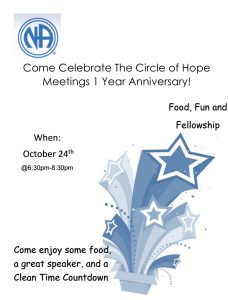 Circle of Hope Meeting 1 year anniversary @ Mt. Calvary Baptist Church